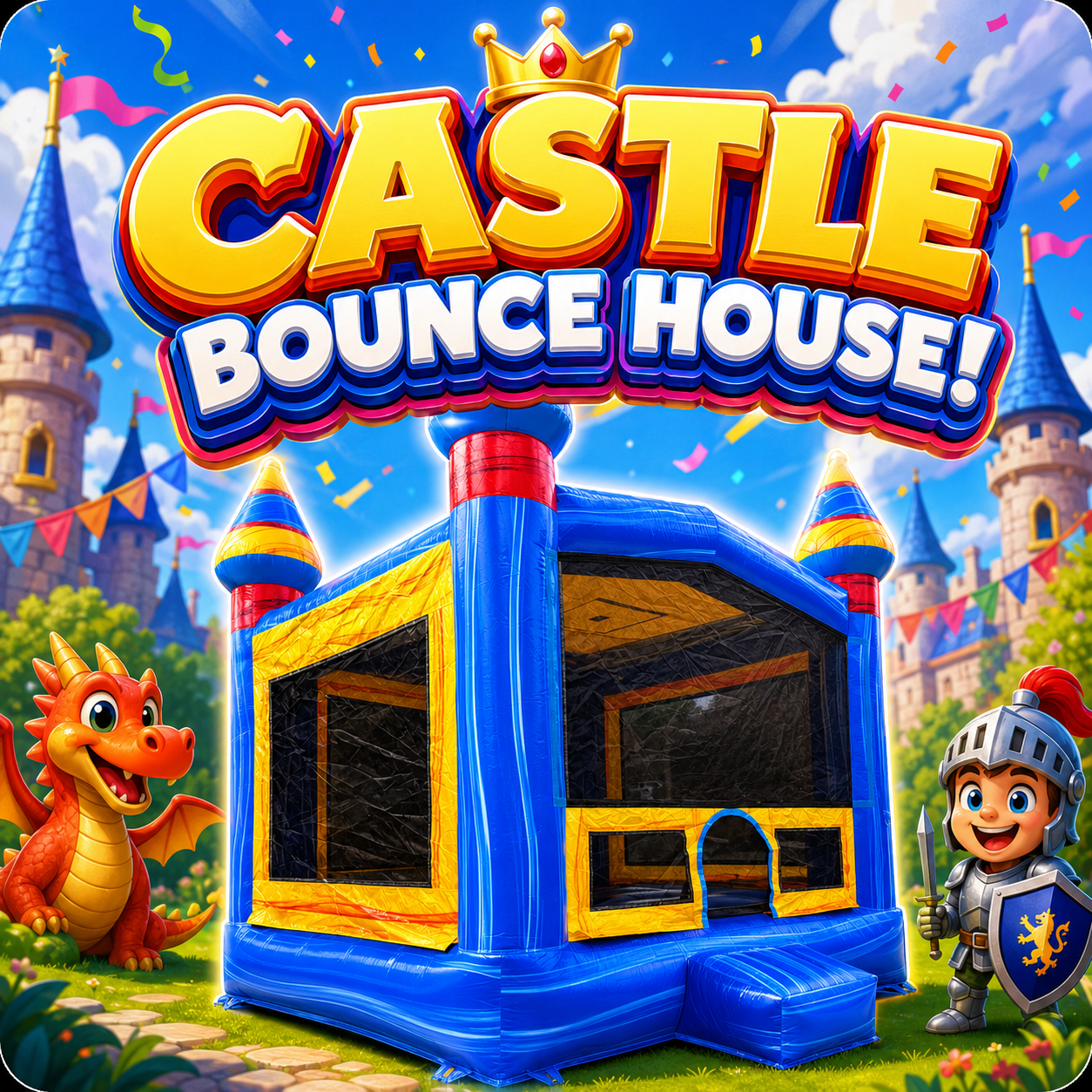 Twin Castle Bouncer inflatable
